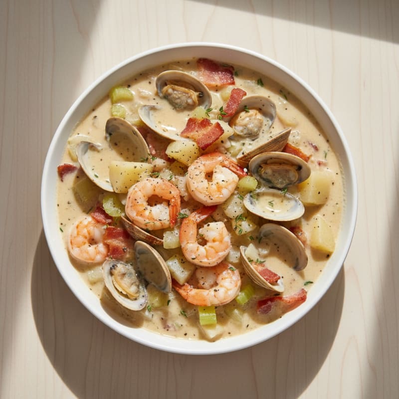 Creamy New England Clam Chowder