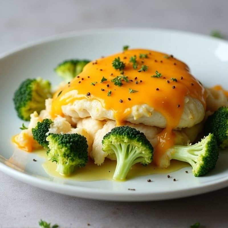 Cheesy Chicken and Broccoli Bake