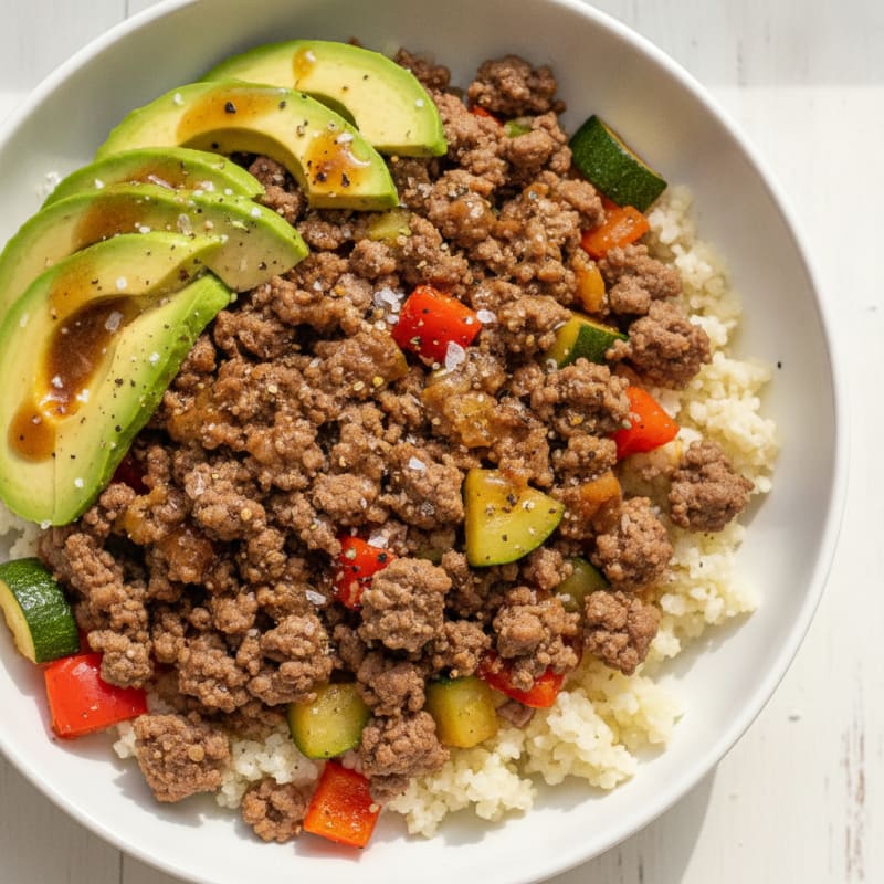 Hearty Beef and Vegetable Power Bowl