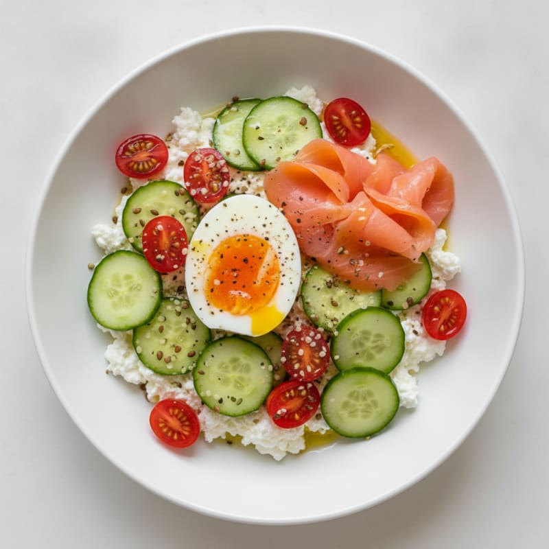 Savory Cottage Cheese Breakfast Bowl