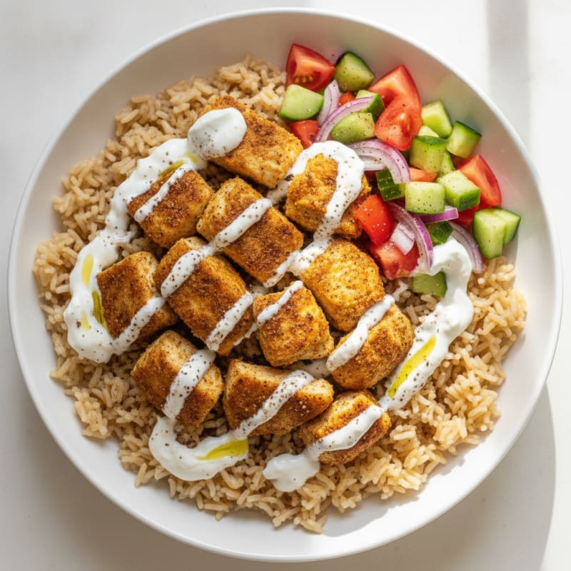 Chicken Shawarma Rice Bowl