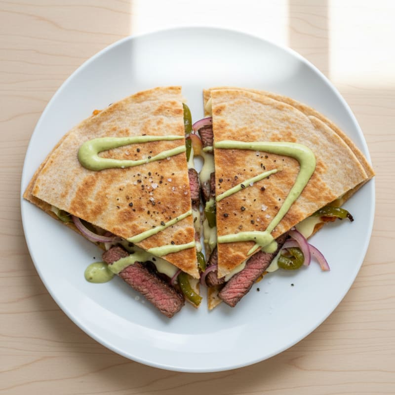 Steak and Poblano Quesadillas