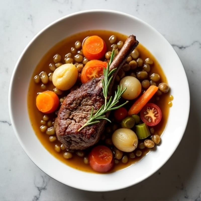 Tender Lamb Shank Stew