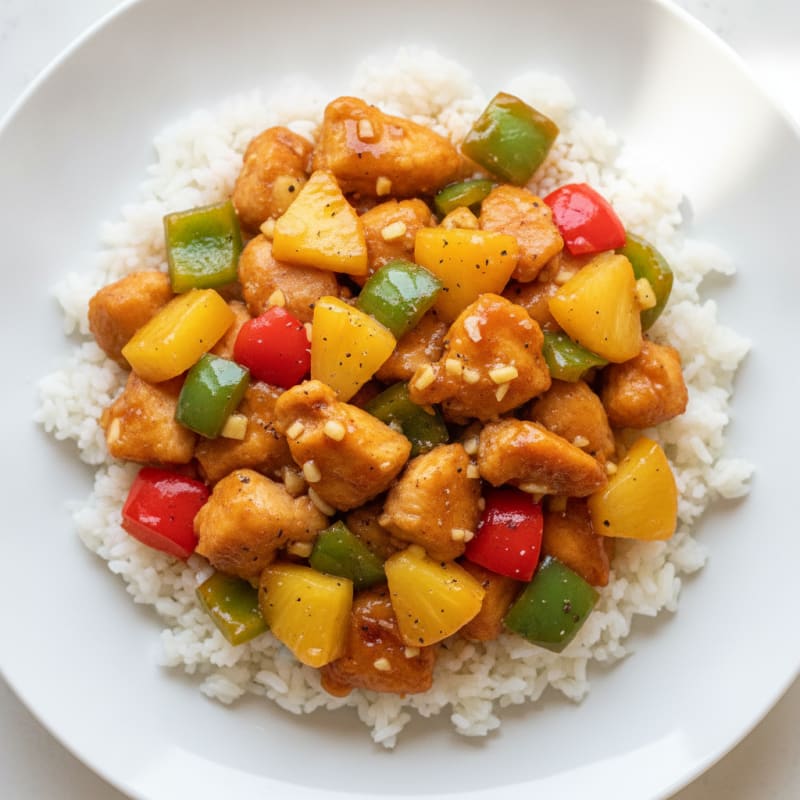 Sweet and Sour Chicken with Pineapple