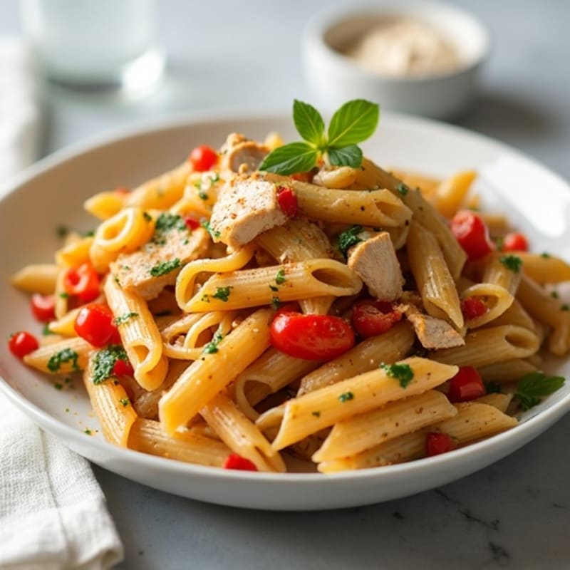 Creamy Cajun Chicken Pasta with Bell Peppers