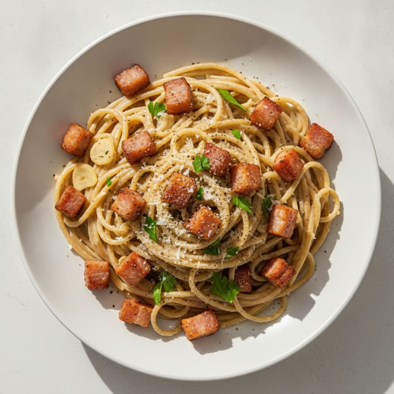 Classic Carbonara with Pancetta