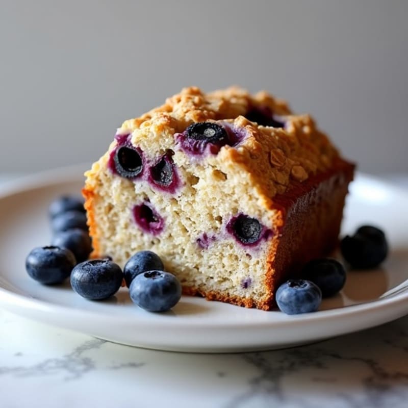 Hearty Blueberry Oat Loaf