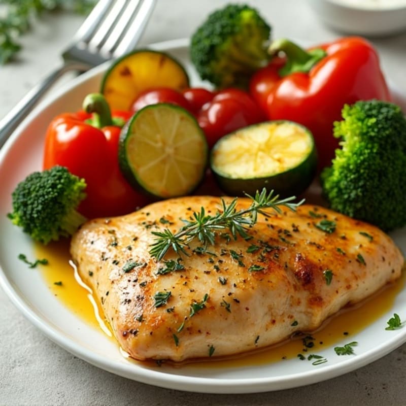 Sheet Pan Lemon-Herb Chicken and Roasted Vegetables