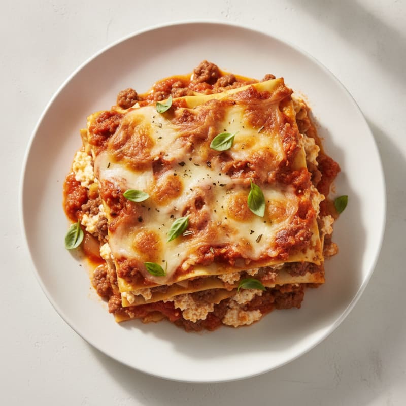 Classic Beef and Ricotta Lasagna Bake