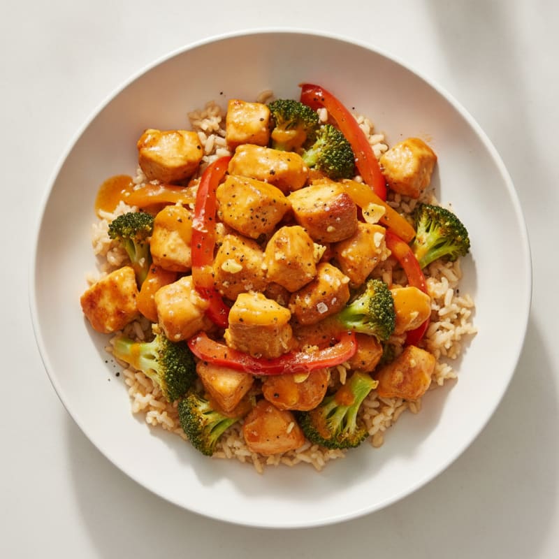 Orange Glazed Chicken Stir-Fry