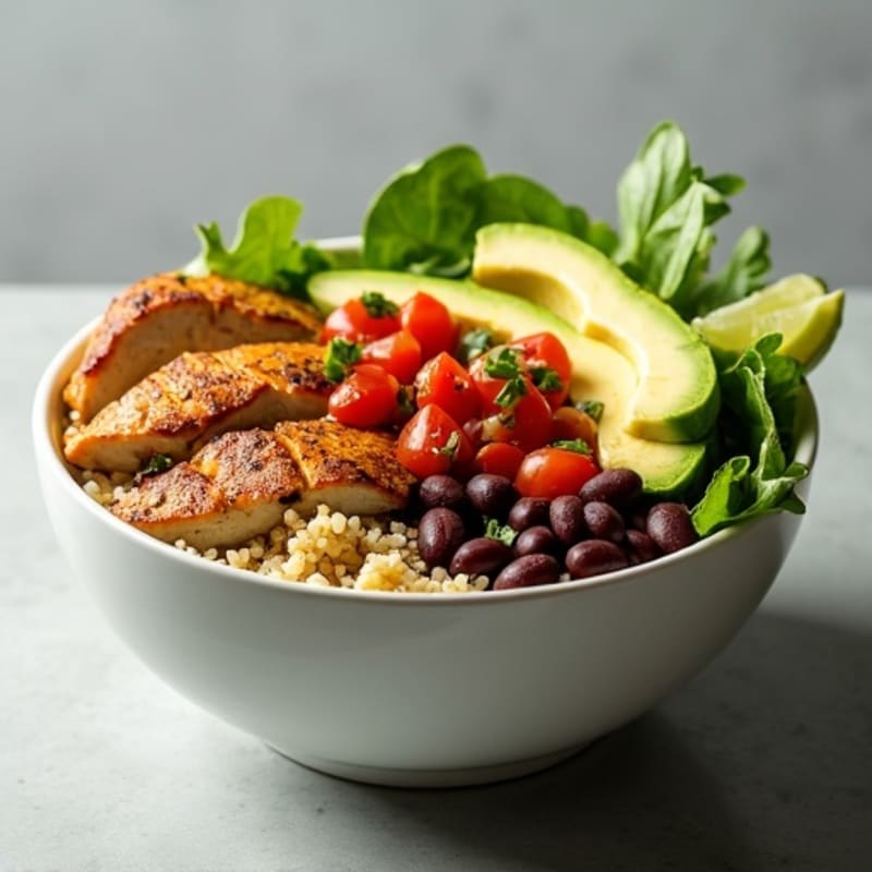 Fresh Black Bean Burrito Bowl