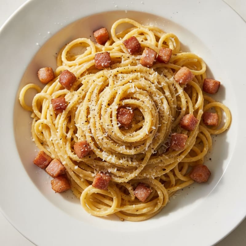 Classic Carbonara with Pancetta and Pecorino