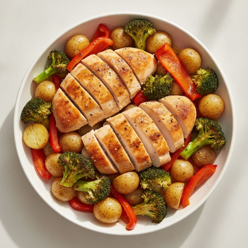 Sheet Pan Lemon Herb Chicken