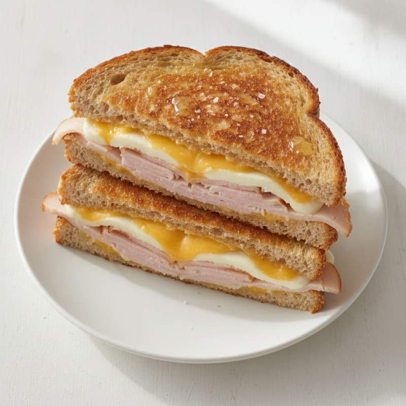 Triple-Decker Grilled Cheese Sandwich