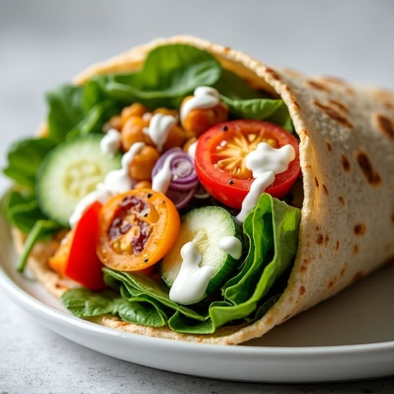 Fresh Garden Veggie Wrap