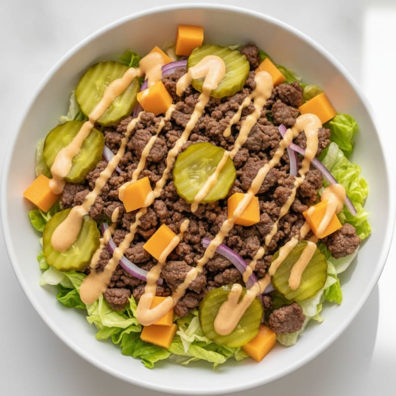 Big Mac Inspired Protein Power Bowl