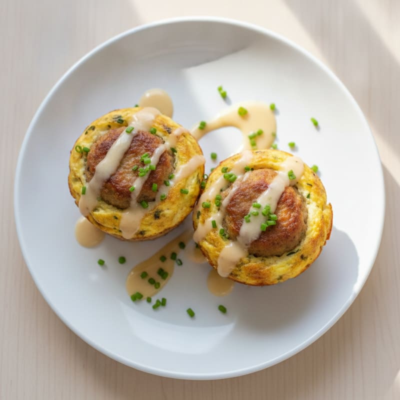 Chicken Sausage and Egg Muffin