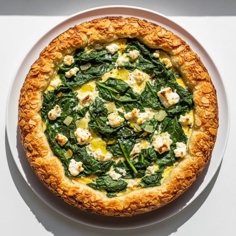 Crispy Golden Spinach and Feta Pie