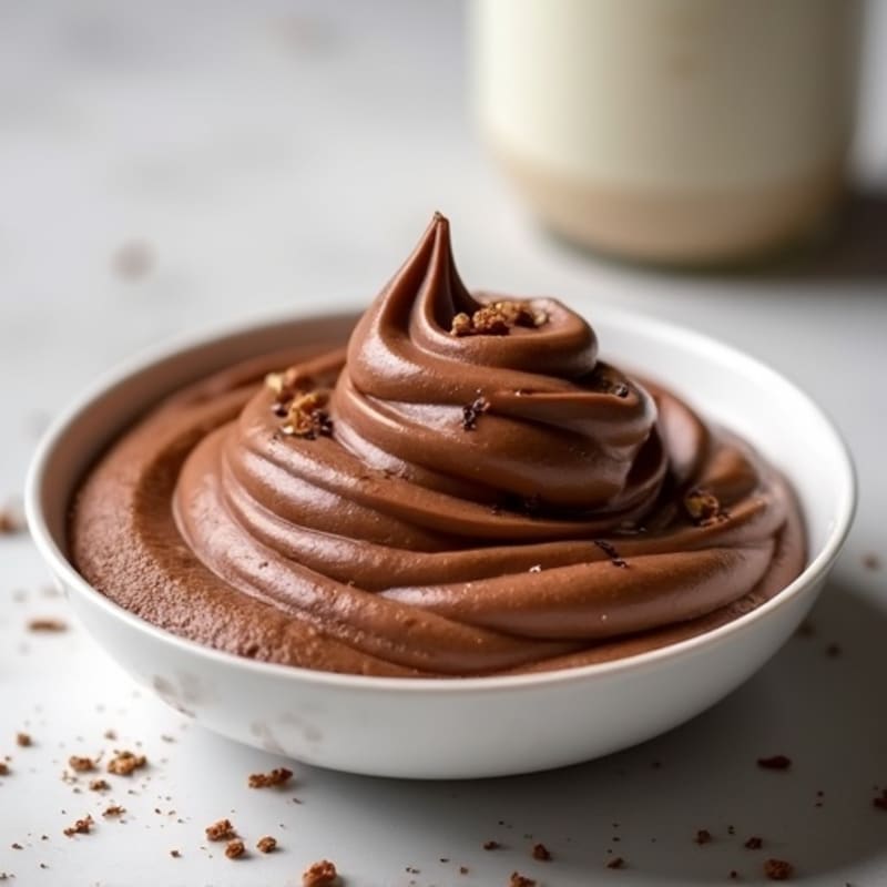 Silky Chocolate Protein Pudding