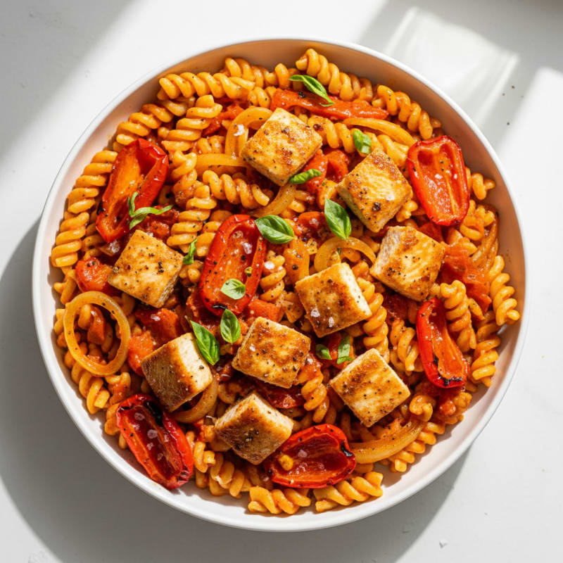 Creamy Roasted Red Pepper Pasta