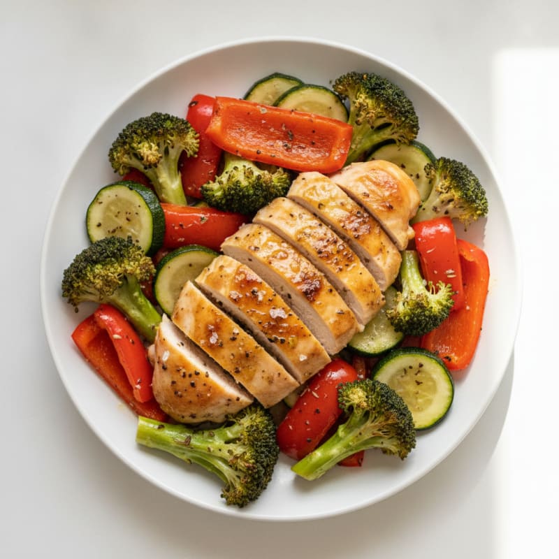 Sheet Pan Lemon Herb Chicken and Veggies