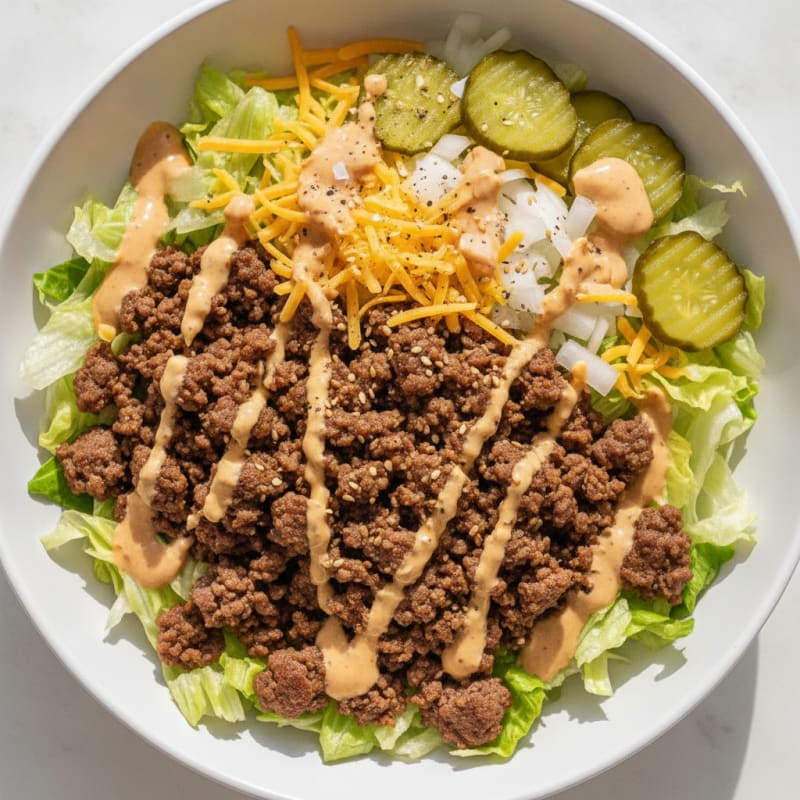 Big Mac Protein Bowl