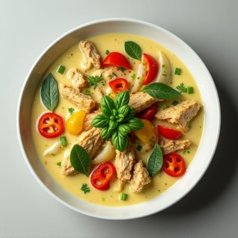 Creamy Chicken Coconut Green Curry