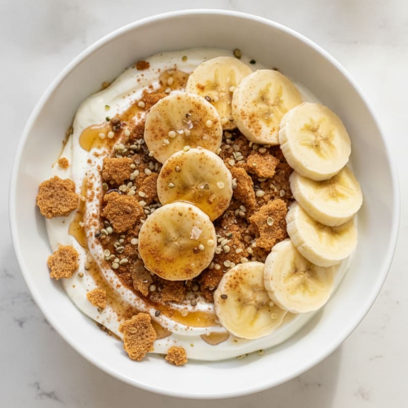 Banana Rice Cake Breakfast Bowl