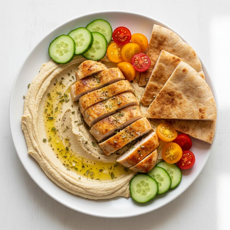 Mediterranean Hummus Platter