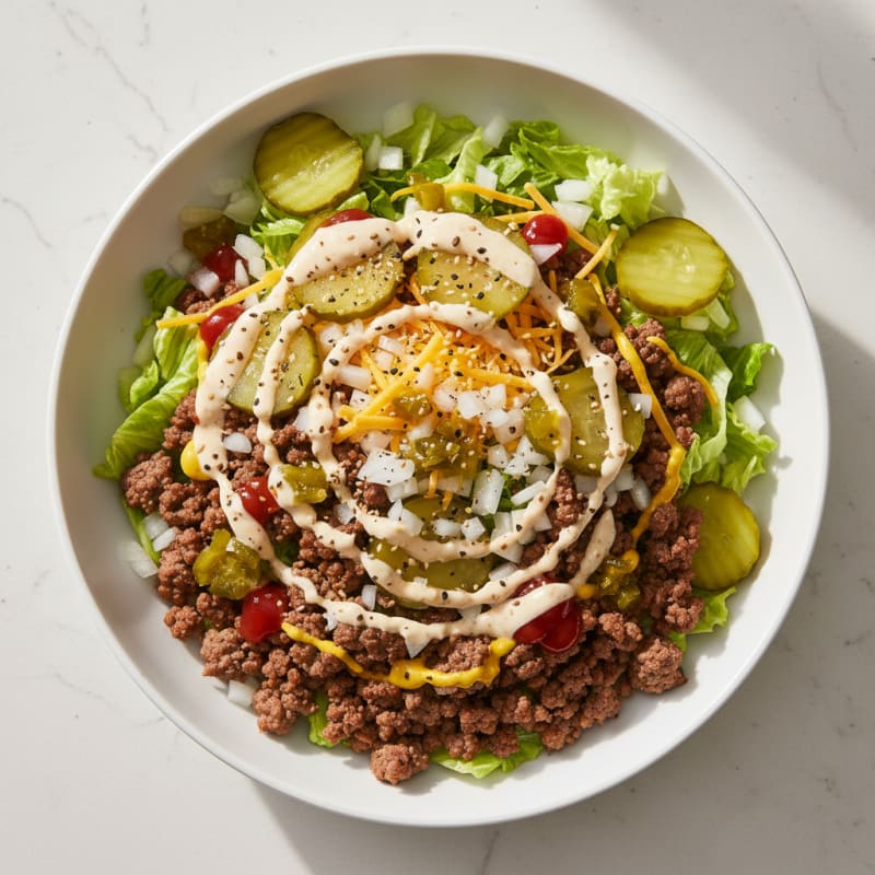 Deconstructed Big Mac Power Bowl