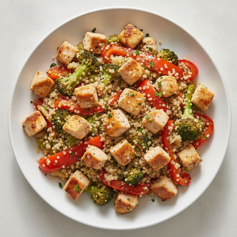 Quinoa Pilaf with Roasted Vegetables