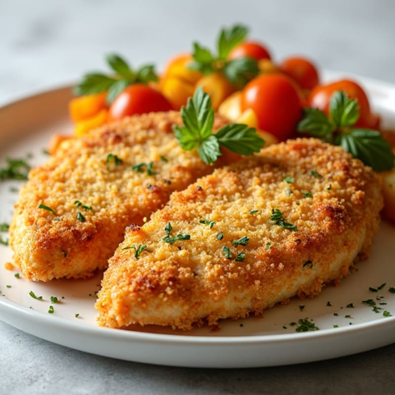 Crispy Baked Chicken with Parmesan Crust