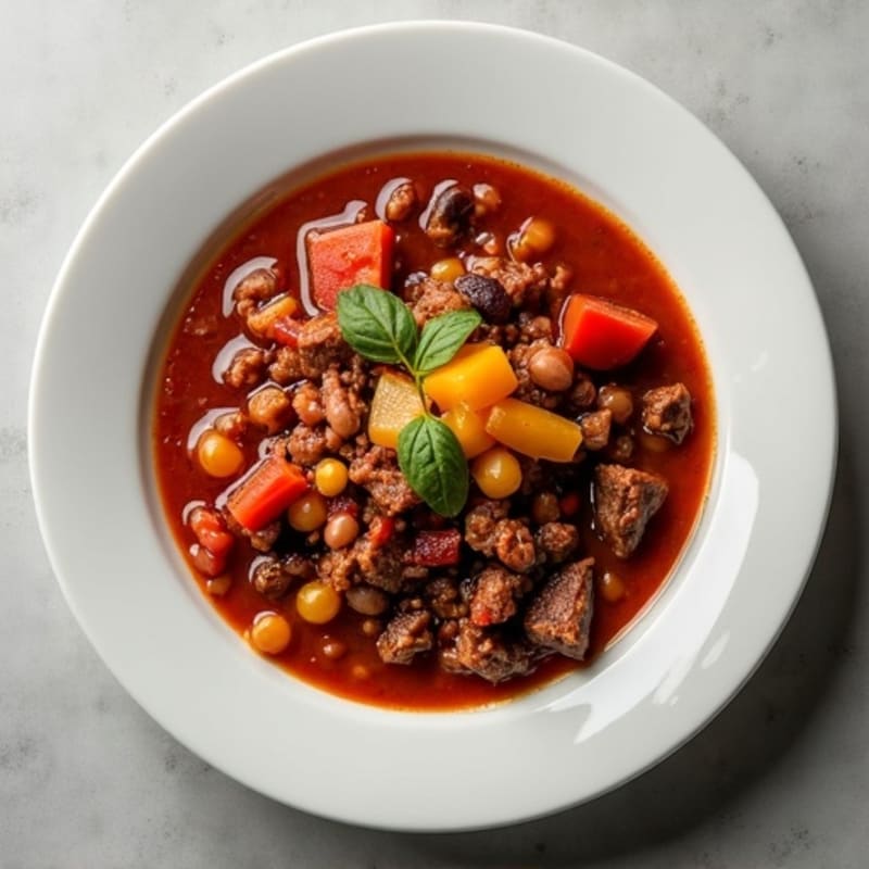 Hearty Slow Cooker Beef Chili