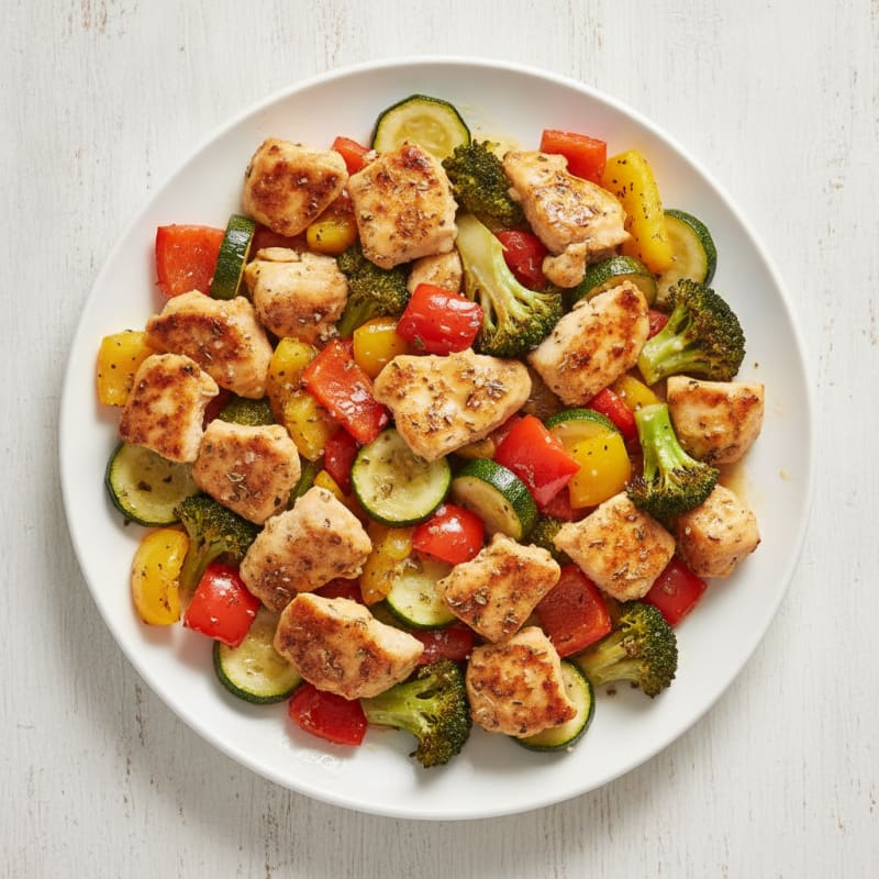 Lemon Herb Roasted Chicken and Veggies