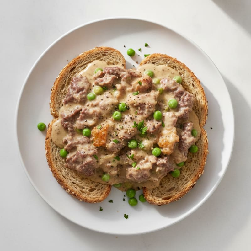 Classic Chipped Beef on Toast