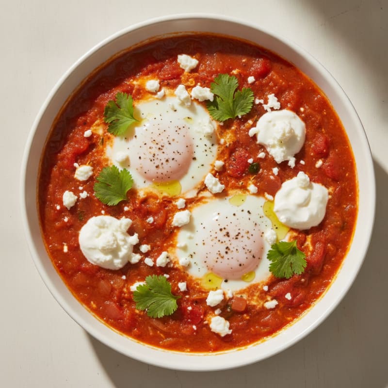 Shakshuka with Feta and Herbs