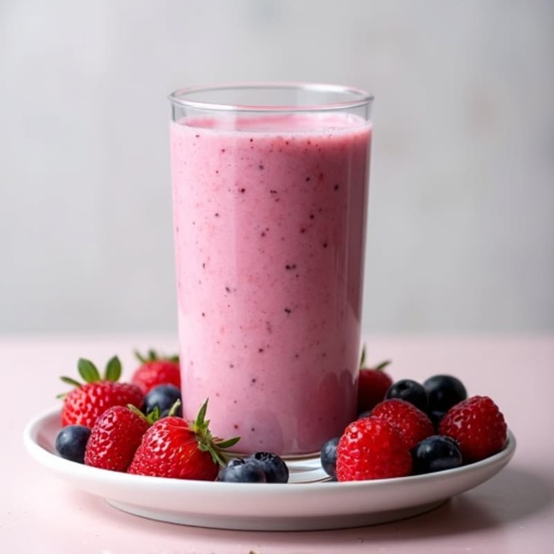 Creamy Berry Protein Smoothie