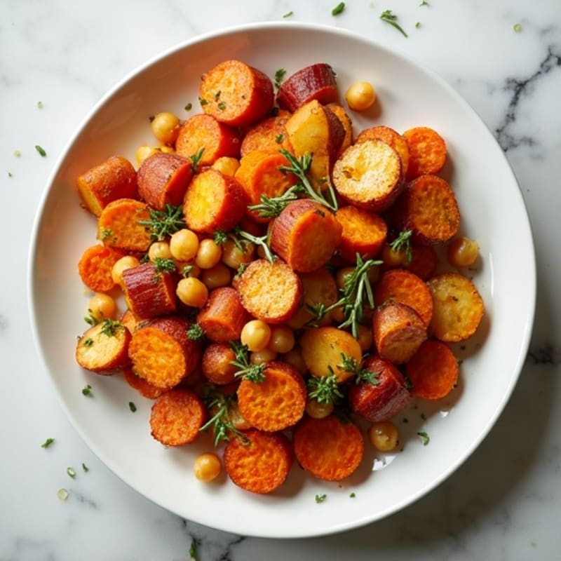 Crispy Herb-Roasted Root Vegetables