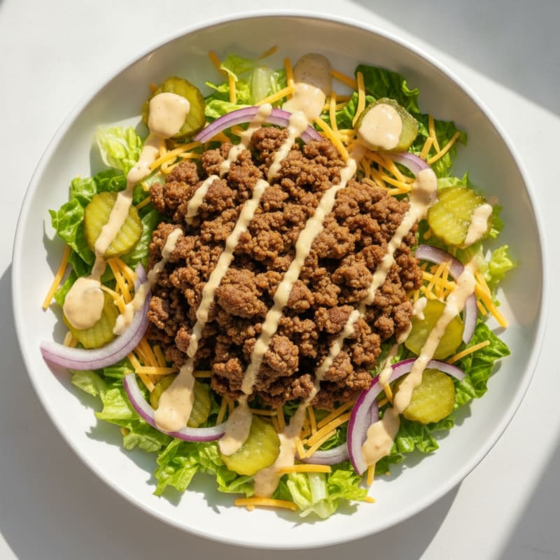 Big Mac Protein Bowl