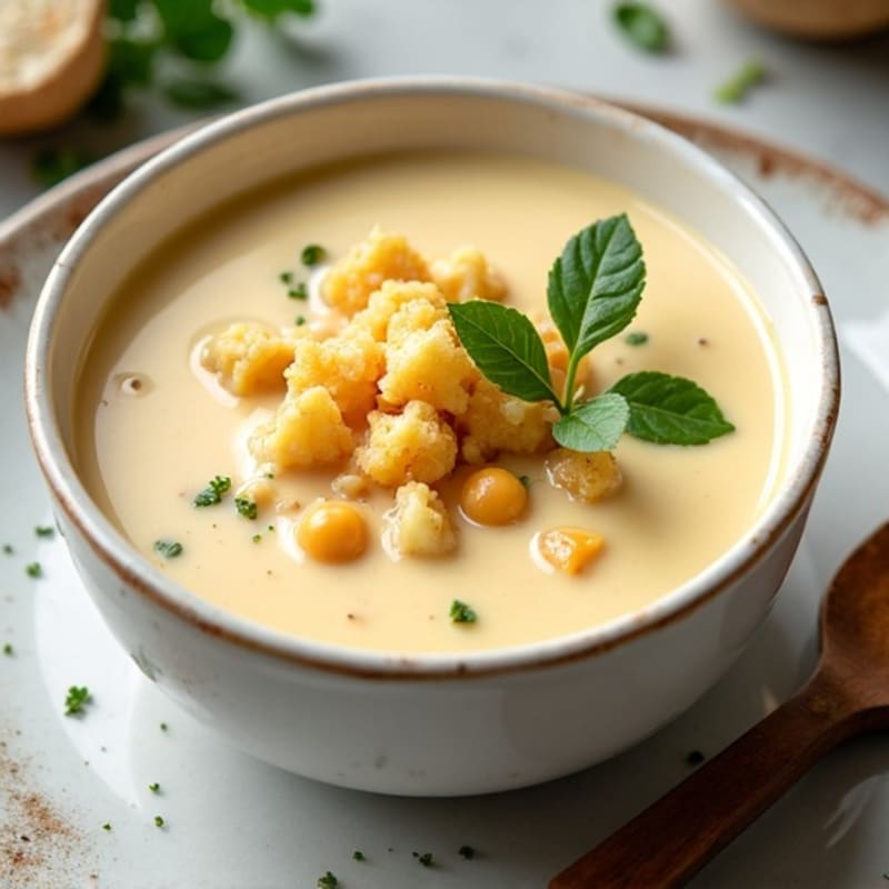 Creamy Roasted Cauliflower Potato Soup