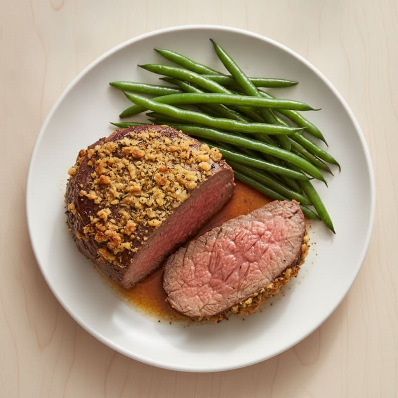 Garlic Herb-Crusted Beef Roast