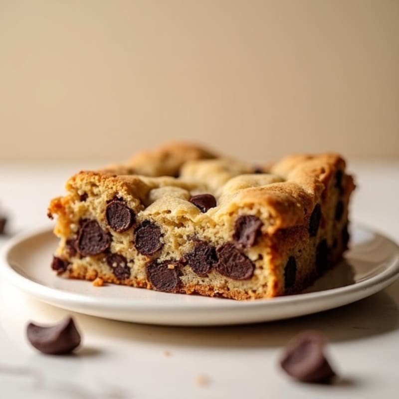 Almond Flour Chocolate Chip Cookie Cake