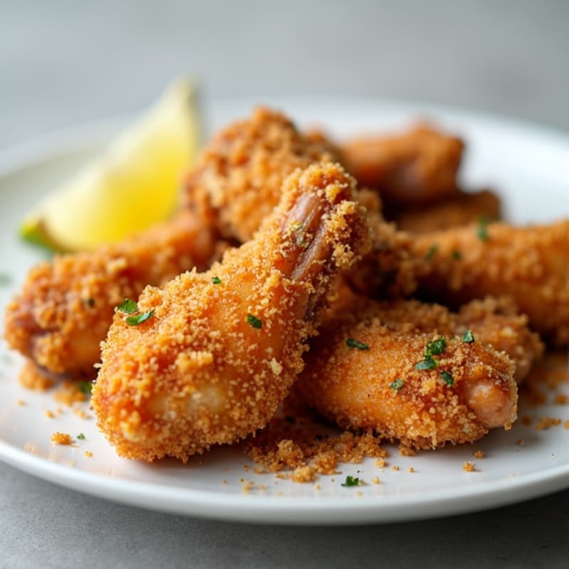 Crispy Garlic Parmesan Baked Wings