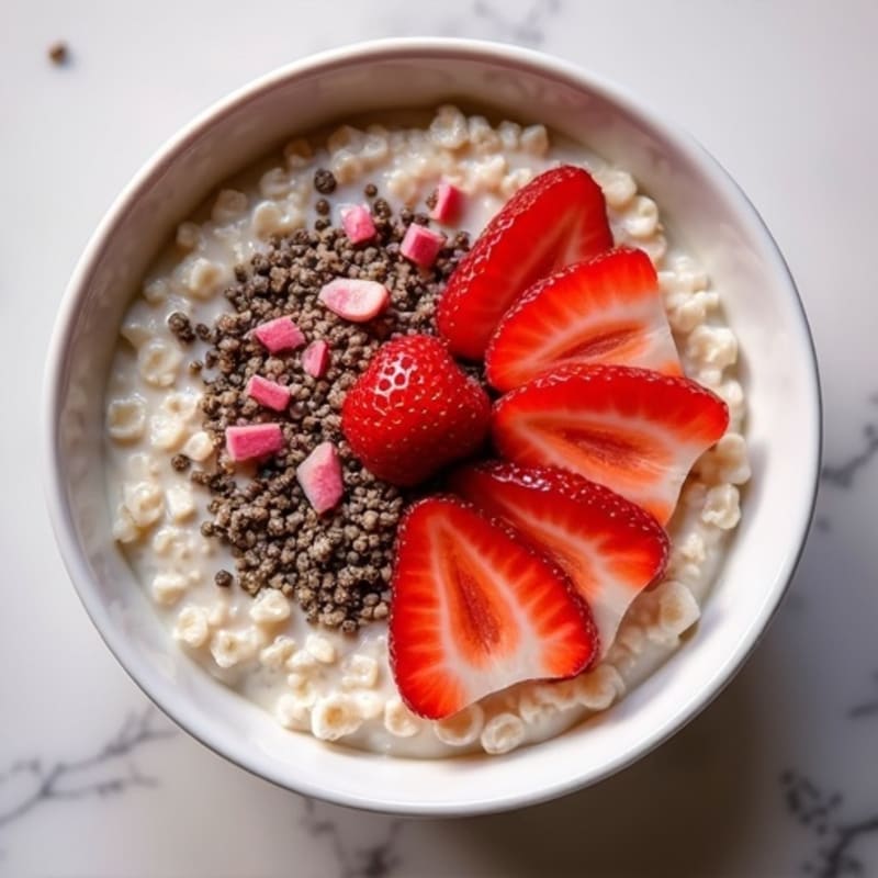 Creamy Strawberry Overnight Oats