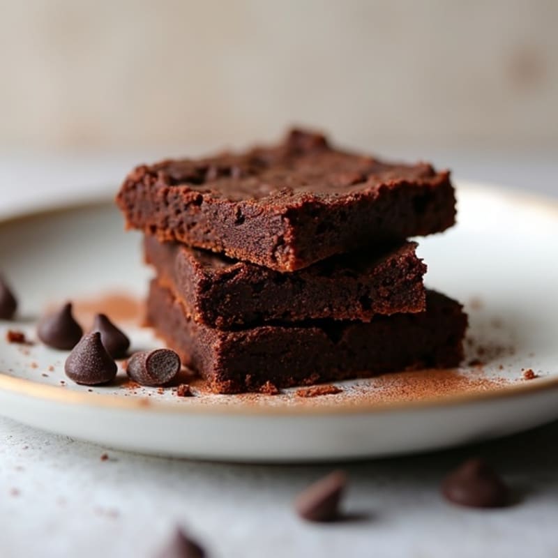 No-Guilt Dark Chocolate Sweet Potato Brownies