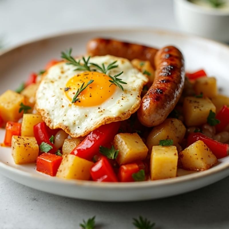 Herb-Roasted Sausage and Potato Bake