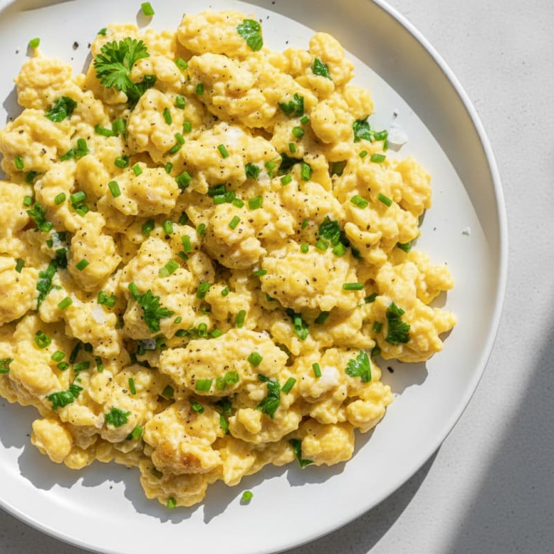 Scrambled Eggs with Herbs