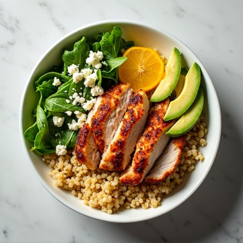 Crispy Citrus-Garlic Pulled Pork Bowl