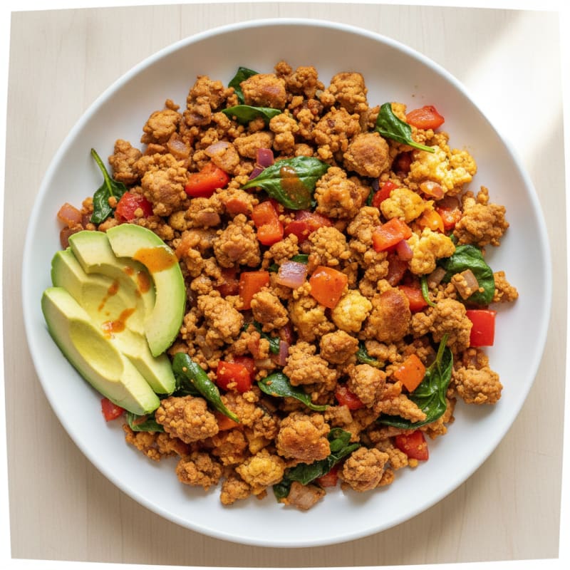 Savory Ground Turkey Skillet