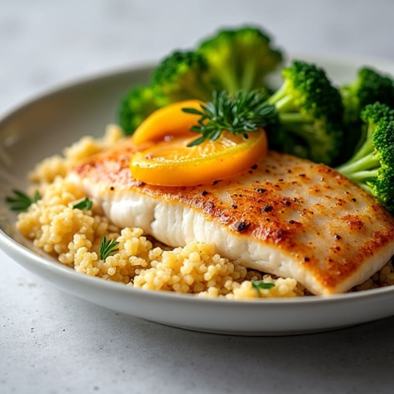 Citrus-Glazed Pan Seared Tilapia